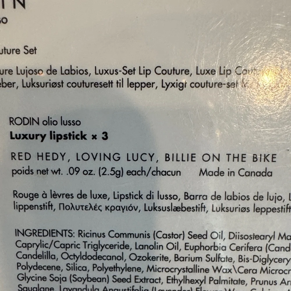 Rodin Olio Lusso Luxury Lip Couture Set